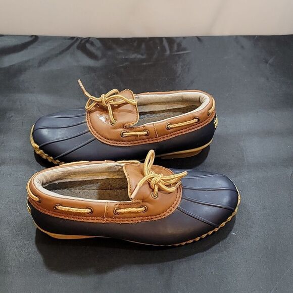 WOMEN'S JBU WATERPROOF LOAFER SHOES SLIP ON FLAT DUCK SHOE - Picture 5 of 16